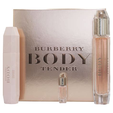 burberry persume set|Burberry body tender gift set.